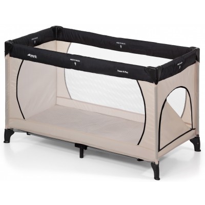 Lettino da Campeggio Hauck Dream N Play Plus Beige Grey Lettino da Campeggio Hauck Dream N Play Plus Beige Grey