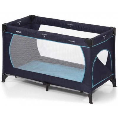 Lettino da Campeggio Hauck Dream N Play Plus Navy Aqua