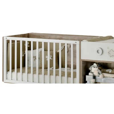Set Tessile per Lettino Trasformabile Ros Mini Tic Rustico