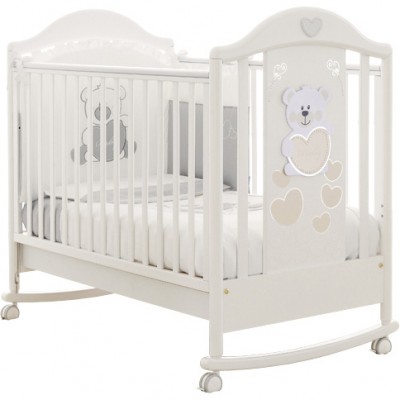 Lettino Pali Baby Baby Bianco