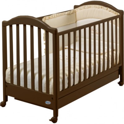 Lettino Baby Italia Euro Noce Anticato /