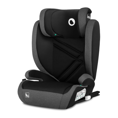 Lionelo Hugo I-Size Seggiolino Auto ISOFIX 100-150 cm Black Grey