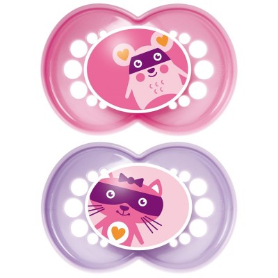 Succhietti Mam Original 16m+ Silicone Lilla/Viola 2pz