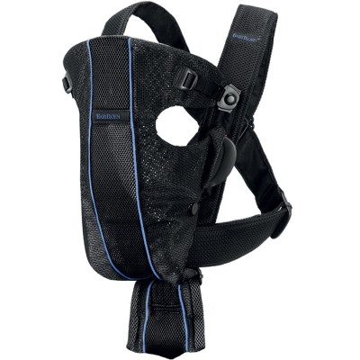 Marsupio Baby Bjorn Air Nero Blu /