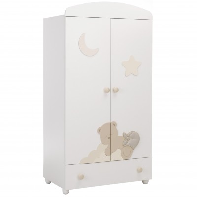 Armadio Mibb Babi Bianco Sabbia /