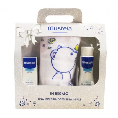 Set Regalo Mustela con Copertina in Pile