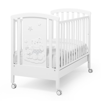 Lettino Erbesi Nuvoletta Bianco Grigio Lettino Erbesi Nuvoletta Bianco Grigio