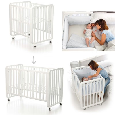 Culla Bolin Bolon Oslo 6 in 1 + Materasso + Completo Piumone Grigio