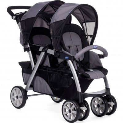 Passeggino Gemellare Chicco Together Coal