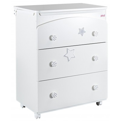 Cassettiera Fasciatoio Picci Stella Grigio Cassettiera Fasciatoio Picci Stella Grigio