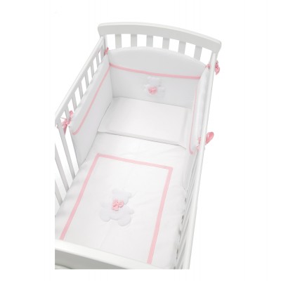 Set Piumone per Lettino Erbesi Dudu Rosa 