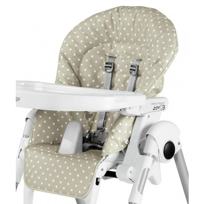 Rivestimento Seggiolone Peg Perego Siesta e Prima Pappa Zero3 Babydot Beige