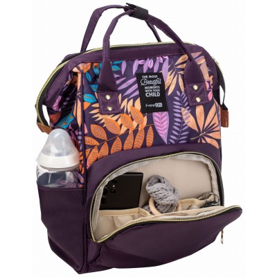 Borsa FreeOn Diaper backpack Simply purple