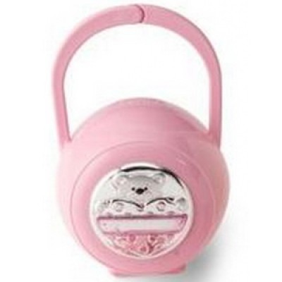 Portasucchietto Innocenti Argenti Orsetto Cuore Rosa