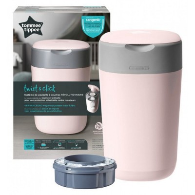 Contenitore per Pannolini Tommee Tippee Sangenic Twist & Click Rosa