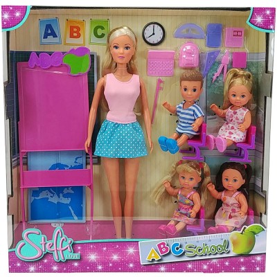 Set Bambole Simba Steffi Love ABC School Set Bambole Simba Steffi Love ABC School