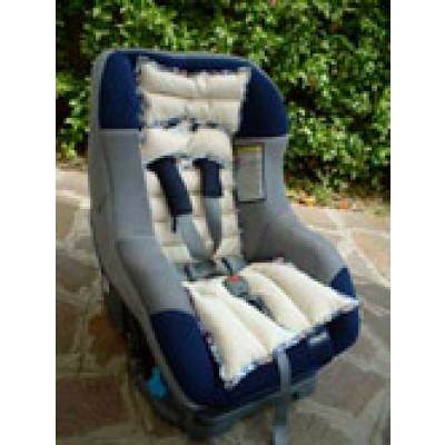 La Terra e L'Albero Schiena Fresca per Seggiolino Auto 9 - 18 Kg + Telo Ecrù