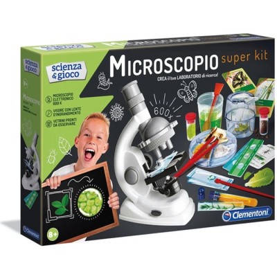 Gioco Clementoni Microscopio Super Kit