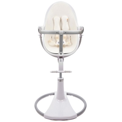 Seggiolone Fresco Chrome Bloom White