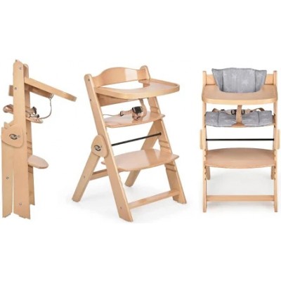  Seggiolone Evolutivo Pieghevole MS Full Plus Madera Grigio