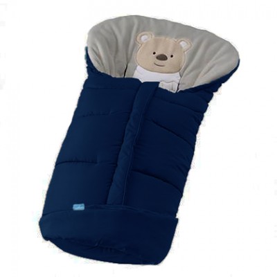 Sacco per Passeggino Nuvita Junior Cuccioli Jeans Gray Bear