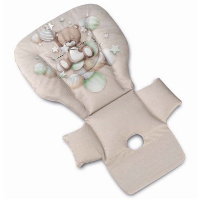 Imbottitura Rivestimento Seggiolone Cam Soffice Campione Orso Bolle Imbottitura Rivestimento Seggiolone Cam Soffice Campione Orso Luna