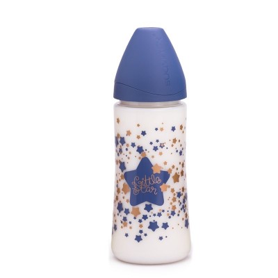 Biberon Suavinex 360ml con Tettarella in Silicone Flusso Variabile 3P +0m