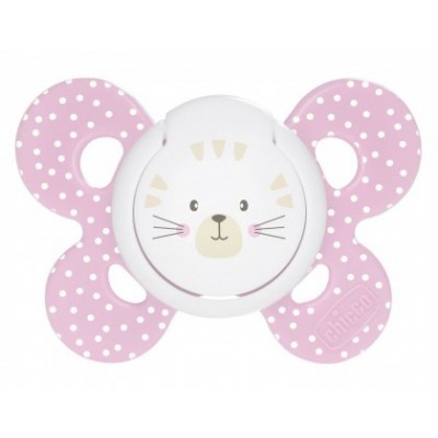 Succhietto Chicco Physio Forma Silicone Rosa 6-16m