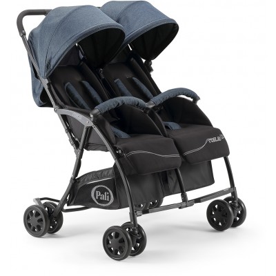 Passeggino Gemellare Pali Tre.9x2 Milano Good Blue 