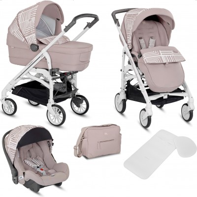 Trio Inglesina Trilogy Optical Ecru + Completo Antisoffoco 