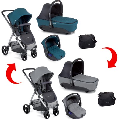 Trio Be Cool Slide 3 Cocoon Zero (Double Face Petrol vs Grey)