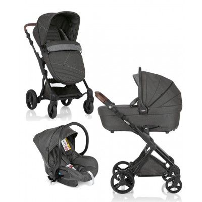 Trio Brevi Presto City Reversibile Grigio Melange Scuro 650