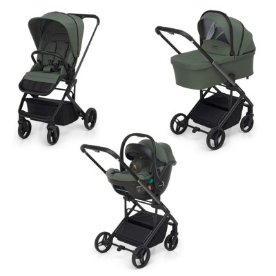 Trio Foppapedretti TicToc Olive i-Size + Borsa