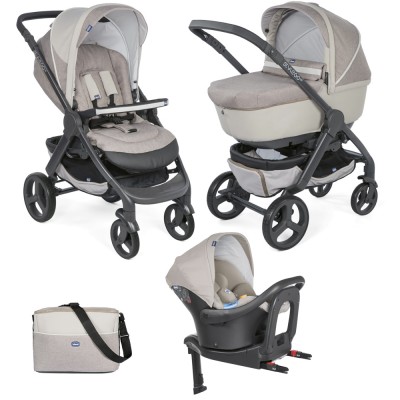 Trio Chicco StyleGo Up Seggiolino Auto I-Size Beige 