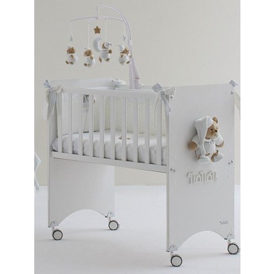 Lettino Co-Sleeping Nanan Puccio Azzurro con Materasso + Completo Piumone
