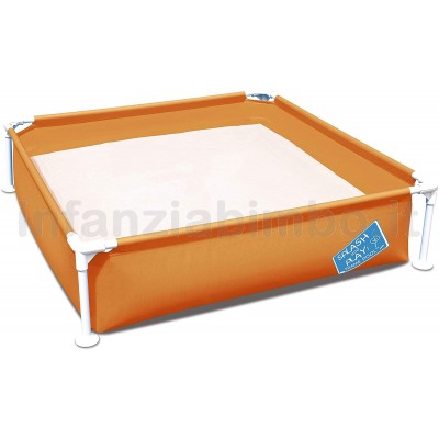 Piscina Quadrata Bestway 122 X 122 Cm Arancione