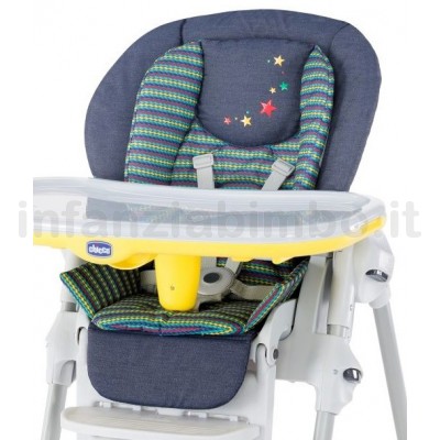 Fodera Seggiolone Chicco Polly 2 In 1 Denim