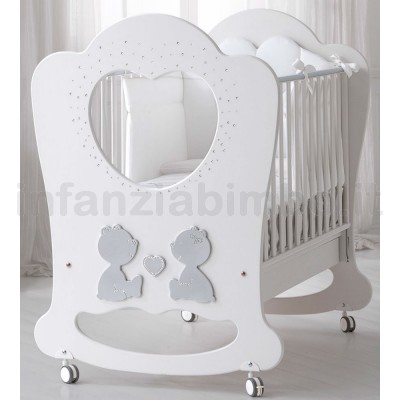 Lettino Baby Expert Cuore Di Mamma Bianco Platino