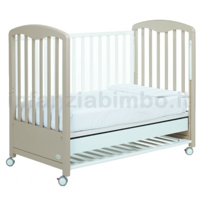 Lettino Foppapedretti Patty Bianco Tortora