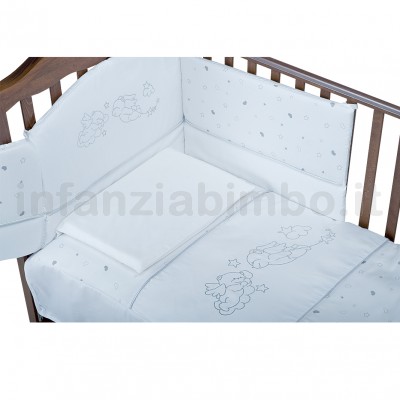 Completo Piumone Brillante Bianco Piumone Per Lettini Con Strass