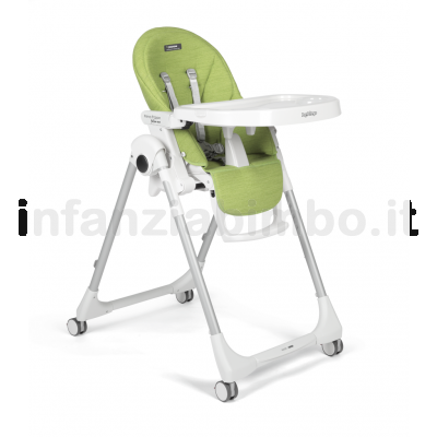 Seggiolone Peg Perego Prima Pappa Follow Me Wonder Green