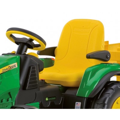Seggiolino John Deere Giallo Per Trattore - Regolabile In 5 Angolazioni - Foto 11