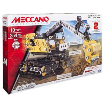 COSTRUZIONI MECCANO ESCAVATORE 2 IN 1
