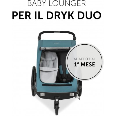 Attacco Per Rimorchio Bici Bambini Hauck - Compatibile Con Dryk Duo, Dryk Duo Plus E Bike N Walk Duo - Gancio Traino Metallico Nero