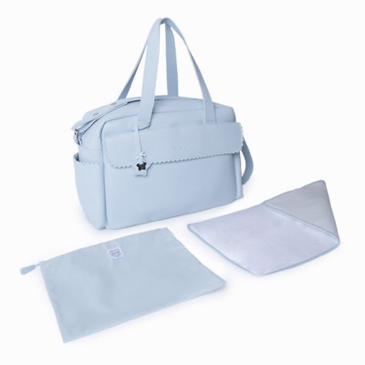 BORSA MATERNITA TUC TUC CON FASCIATOIO LOVE AZZURRO