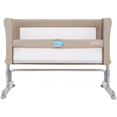 Culla Fianco Letto Graco Sweet2Sleep | Per Neonati Fino A 9 Kg | Rete Traspirante, Materassino Morbido | Colore Oatmeal - Foto 10