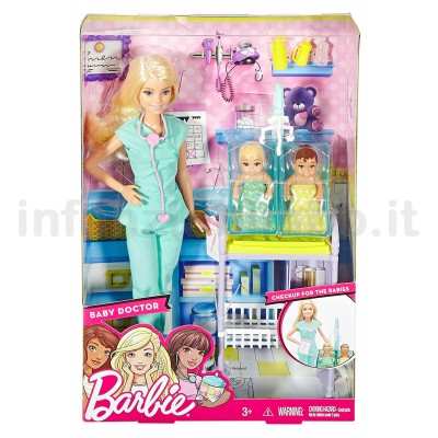 Barbie playset pediatra shop
