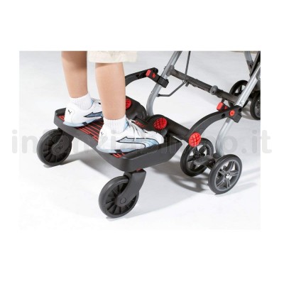 Misleading Expertise fluid PEDANA LASCAL BUGGYBOARD MINI UNIVERSALE PER PASSEGGINO ROSSO