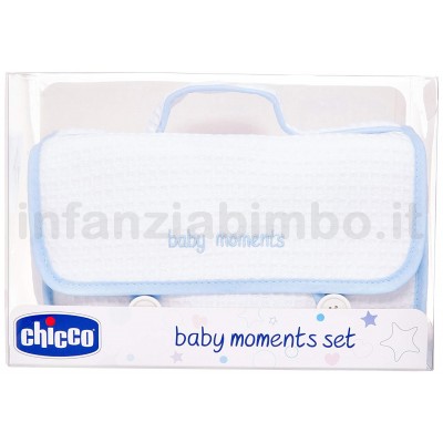 Set Regalo Chicco Baby Moments Beauty Con Maniglia Azzurro