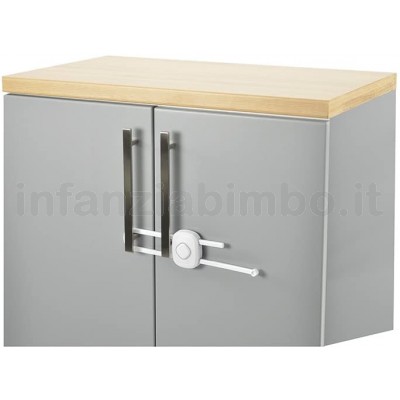 Bianco Safety 1St Blocca Maniglie Scorrevole Universale per Armadi Bianco Safety 1St Blocca Maniglie Scorrevole Universale per Armadi